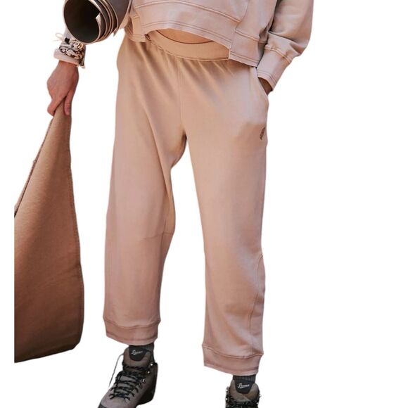 NWT FP X Hatch Intercept Desert Sand Sweatshirt Sweatpants Maternity Set Medium - Picture 2 of 12